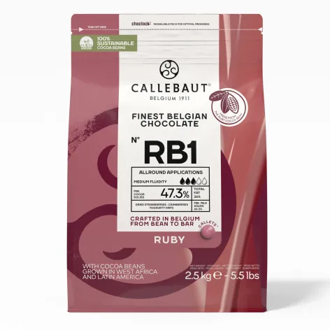 Callebaut Ruby Chocolate RB1